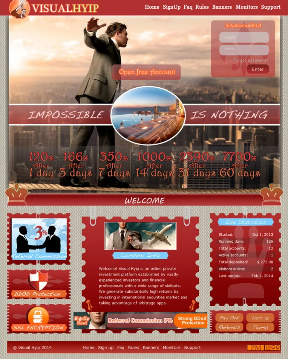 HYIP cheap Investment Template 29 Design