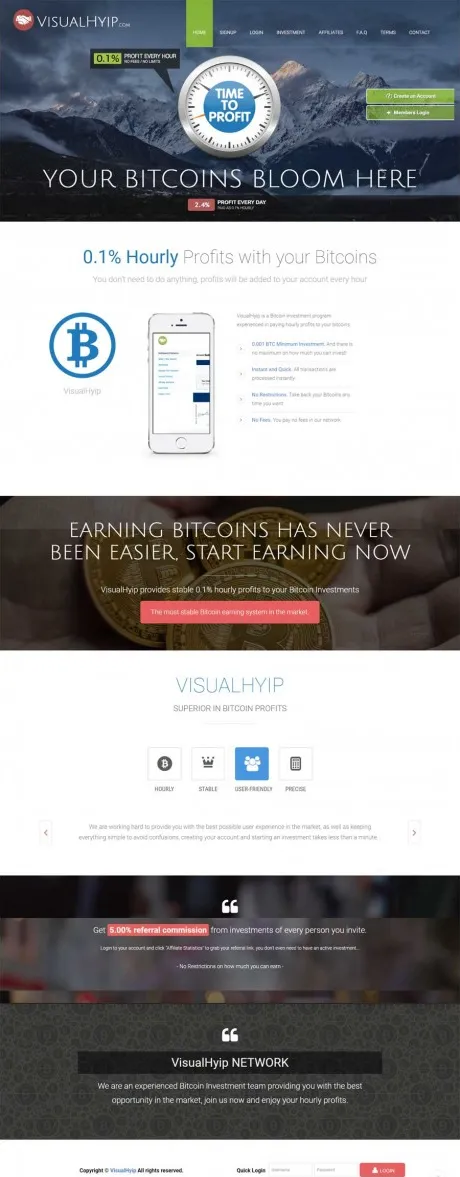 HYIP cheap Investment Template 49 Design