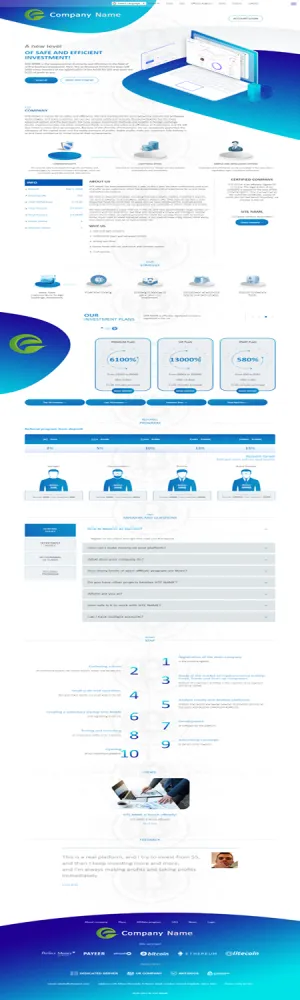 HYIP zhrt Investment Template 183 Design