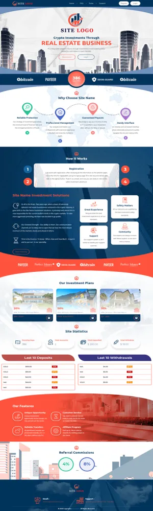 Investment Template ID 234 1 Page