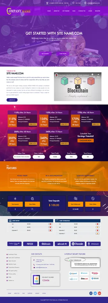 Investment Template ID 29 1 Page