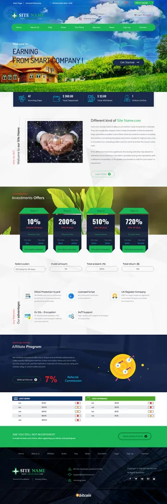 Investment Template ID 30 1 Page