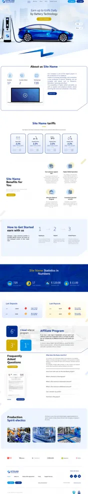 HYIP zhrt Investment Template 338 Design