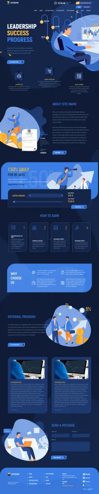 HYIP zhrt Investment Template 341 Design