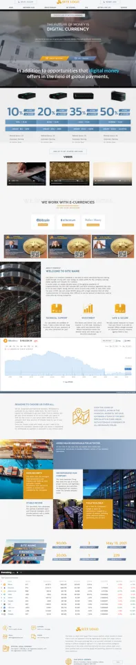 HYIP zhrt Investment Template 348 Design