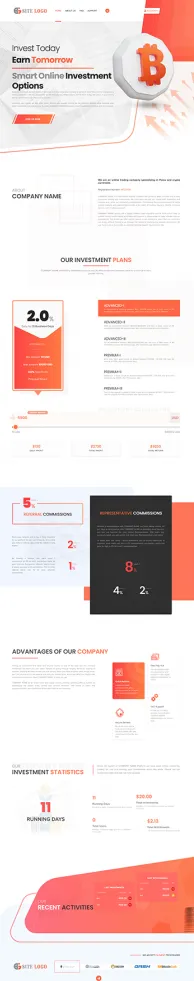 HYIP zhrt Investment Template 367 Design