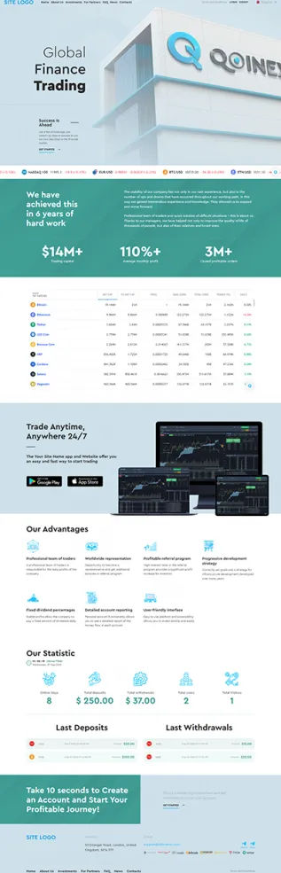 HYIP zhrt Investment Template 373 Design