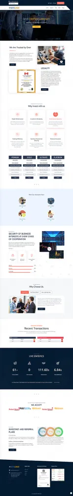 HYIP zhrt Investment Template 410 Design