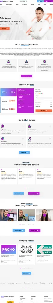 HYIP zhrt Investment Template 422 Design