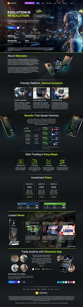 HYIP zhrt Investment Template 427 Design