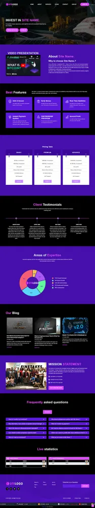 HYIP zhrt Investment Template 449 Design