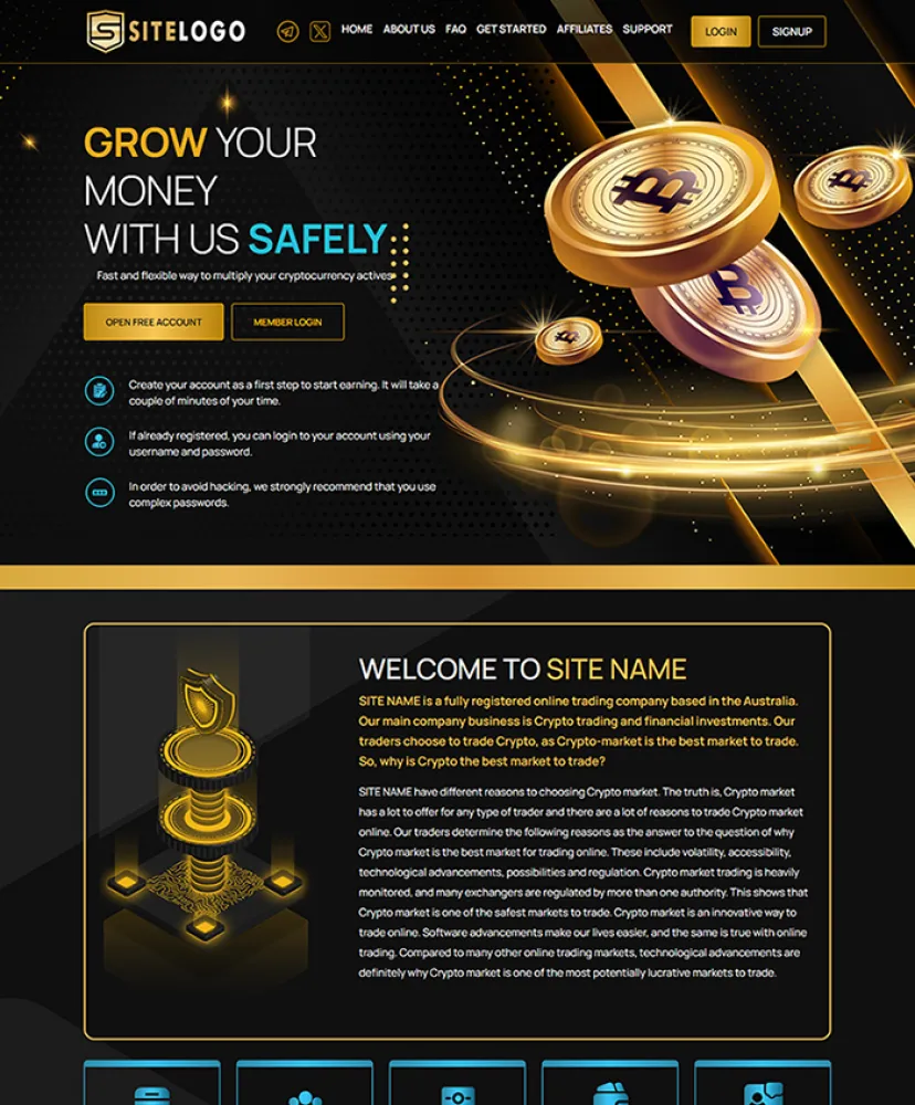HYIP zhrt Investment Template 451 Design