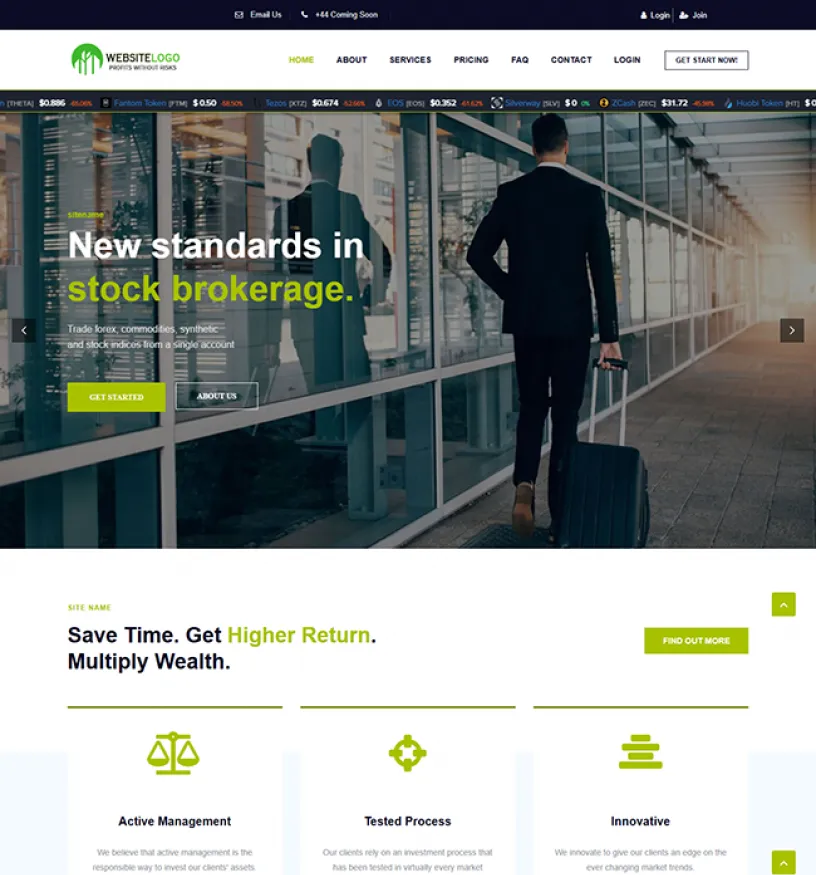 HYIP zhrt Investment Template 461 Design