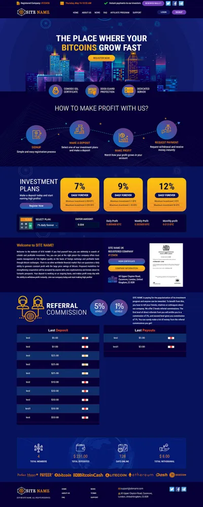 Investment Template ID 53 1 Page