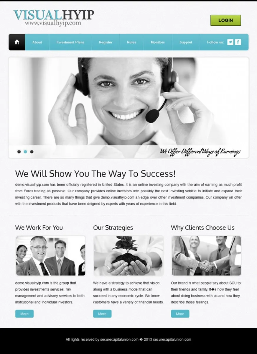 HYIP zvpt Investment Template 1051 Design