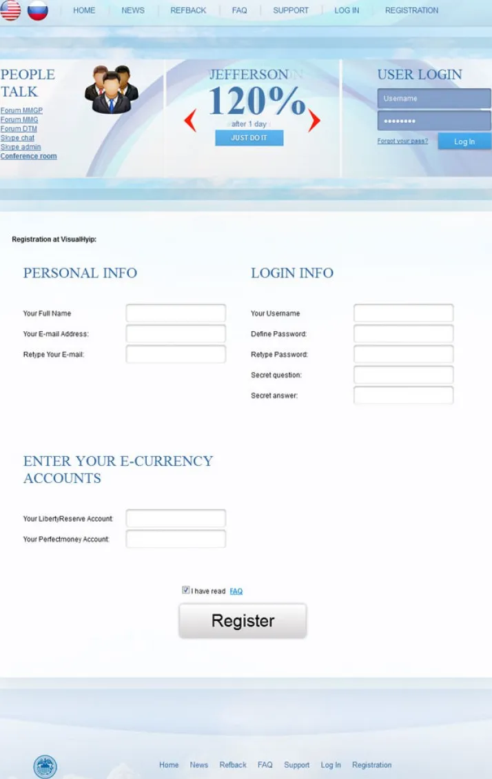 Investment Template 2 Page
