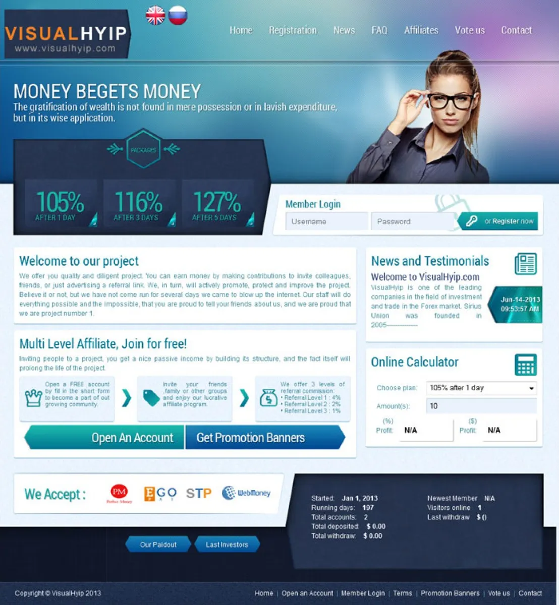 HYIP zvpt Investment Template 1061 Design