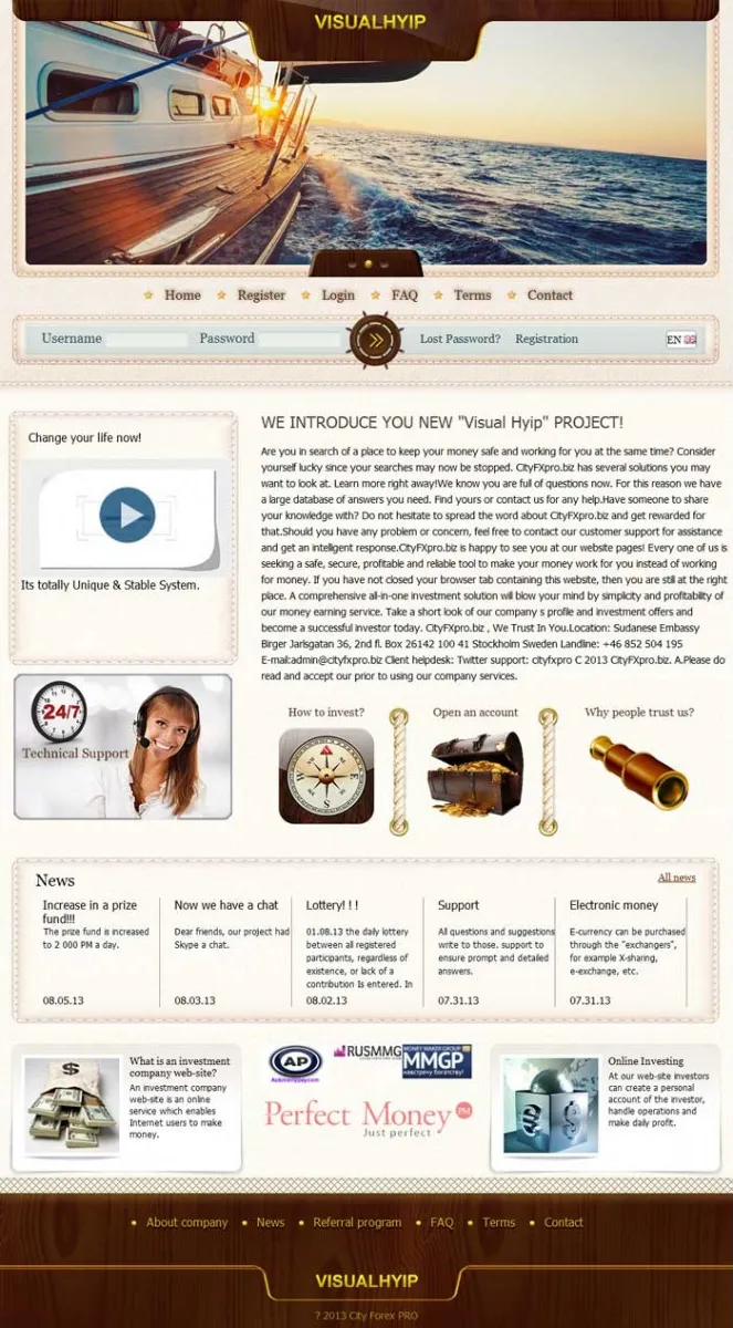 HYIP zvpt Investment Template 1072 Design