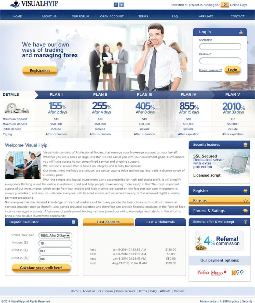 HYIP zvpt Investment Template 1093 Design
