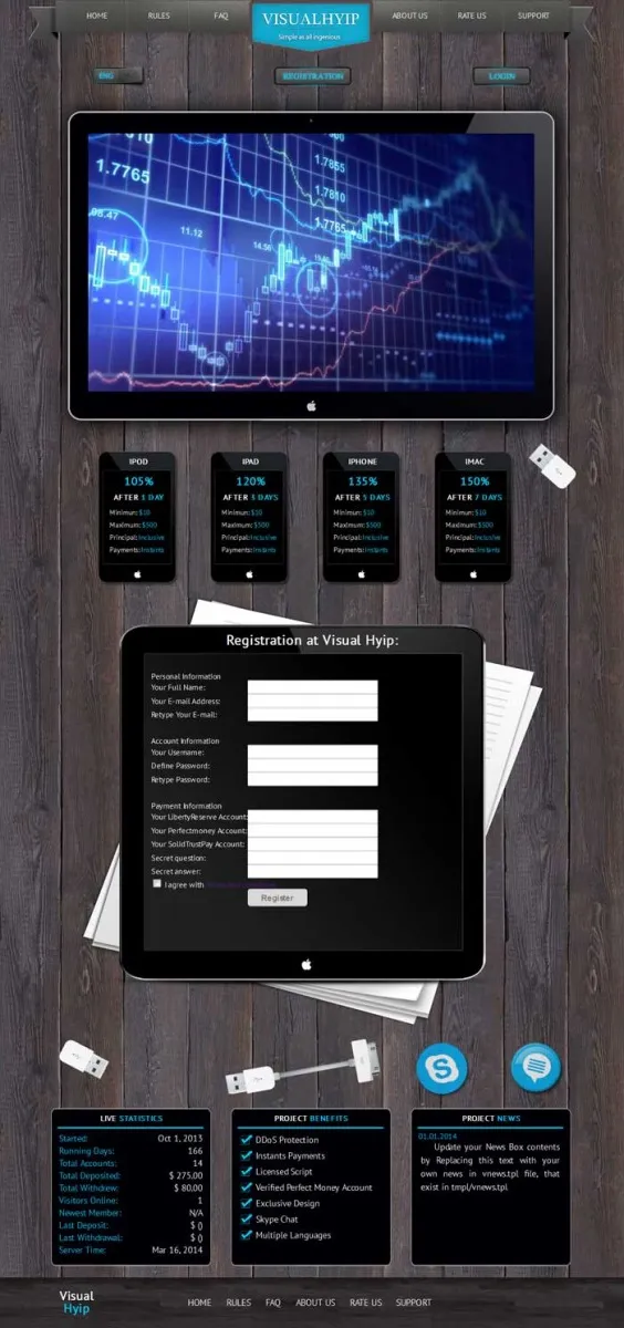 Investment Template 3 Page