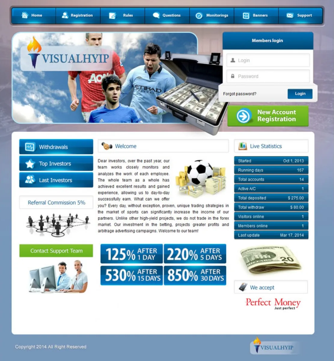 HYIP zvpt Investment Template 1098 Design