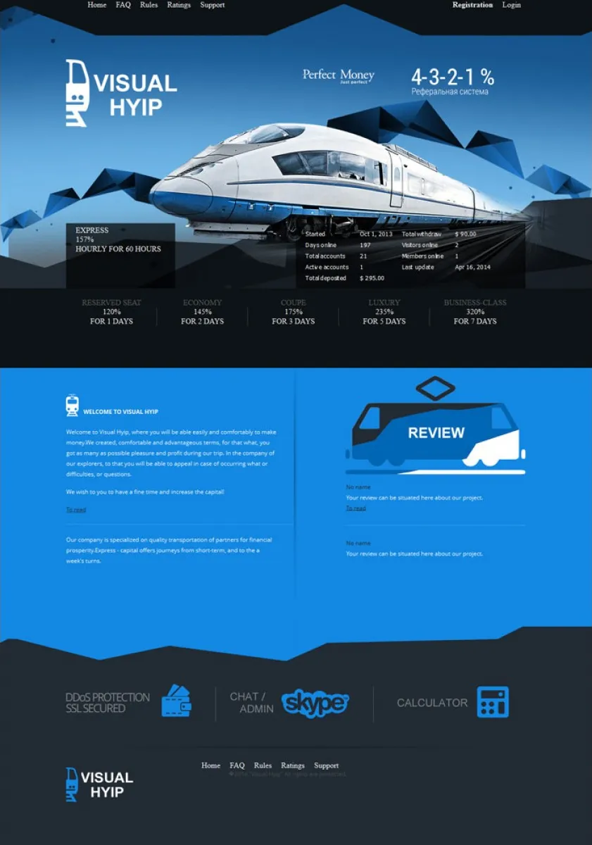 HYIP zvpt Investment Template 1101 Design