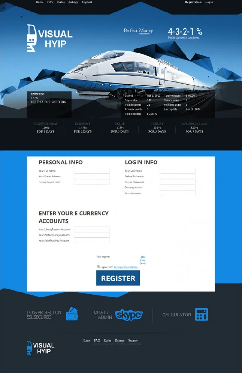 Investment Template 3 Page