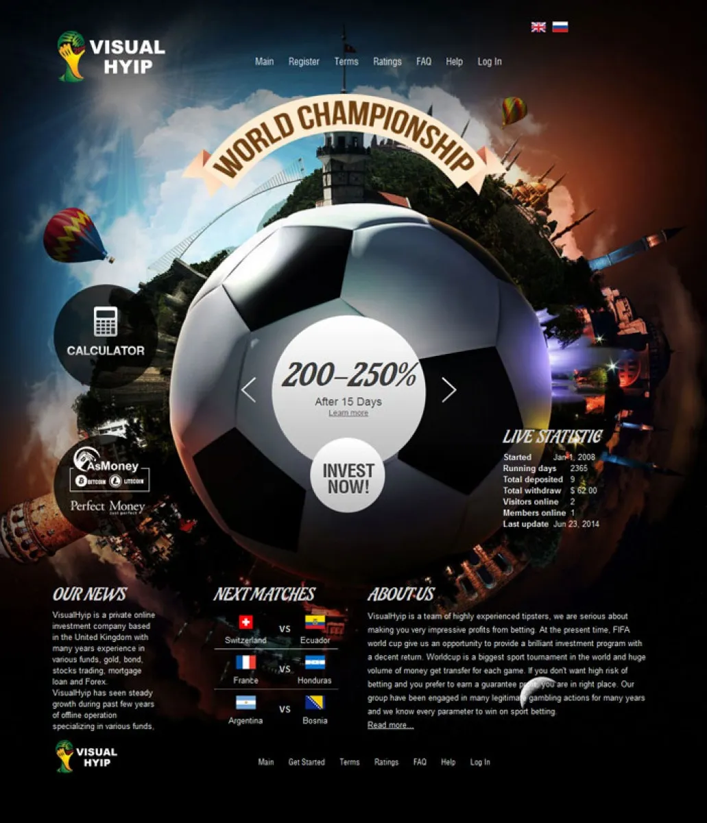 HYIP zvpt Investment Template 1108 Design