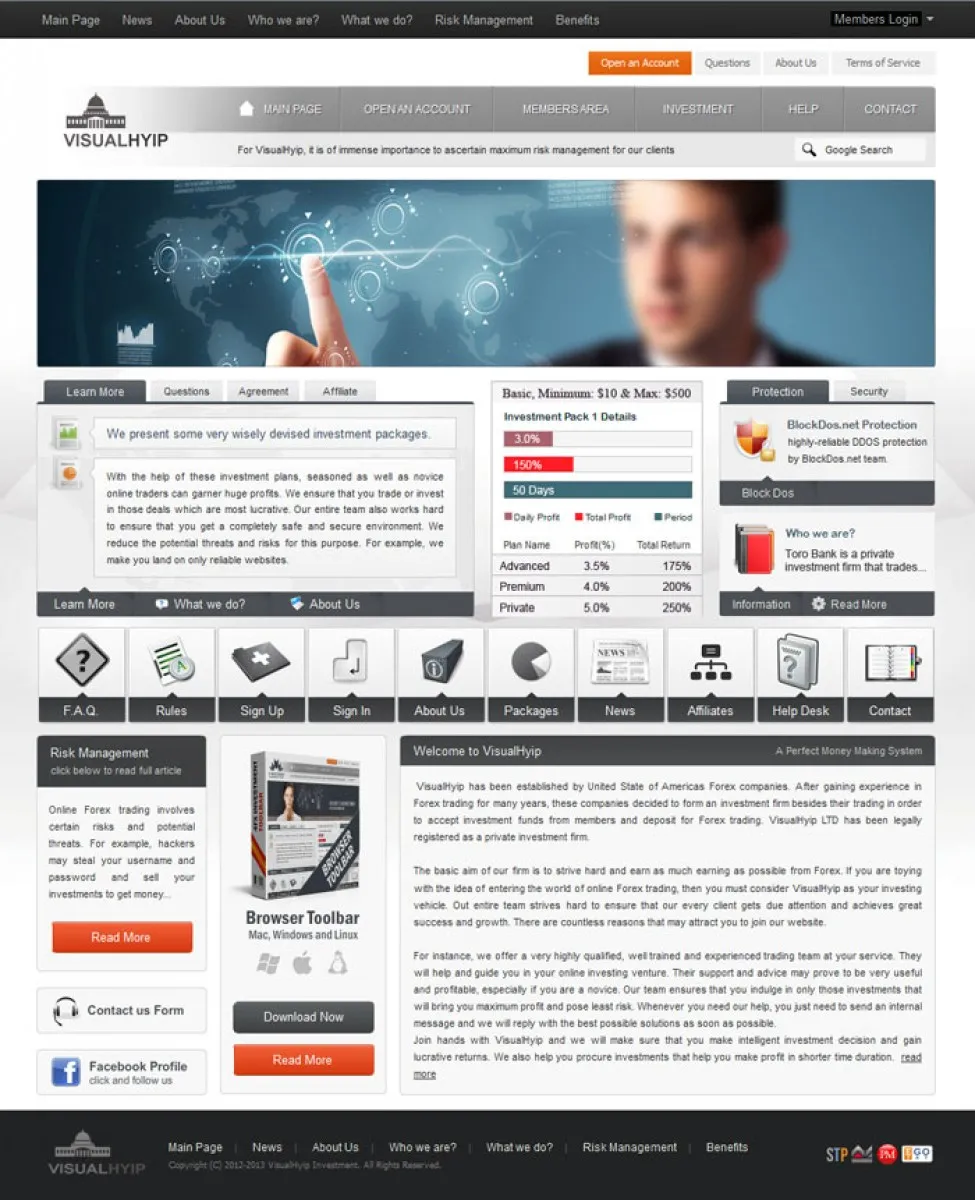 HYIP zvpt Investment Template 1114 Design