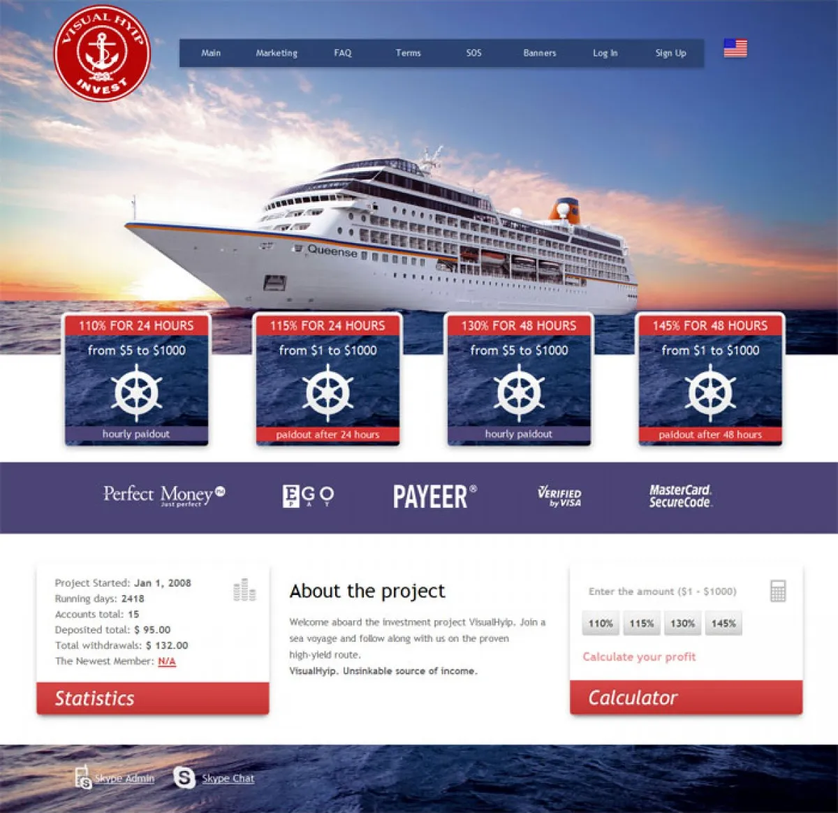 HYIP zvpt Investment Template 1120 Design