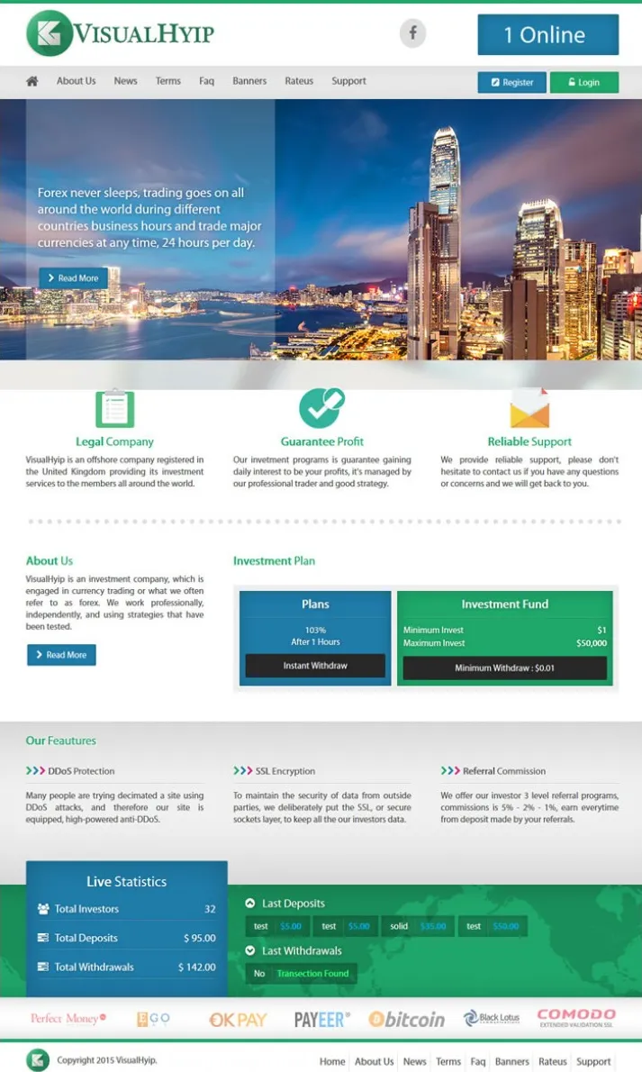 HYIP zvpt Investment Template 1127 Design