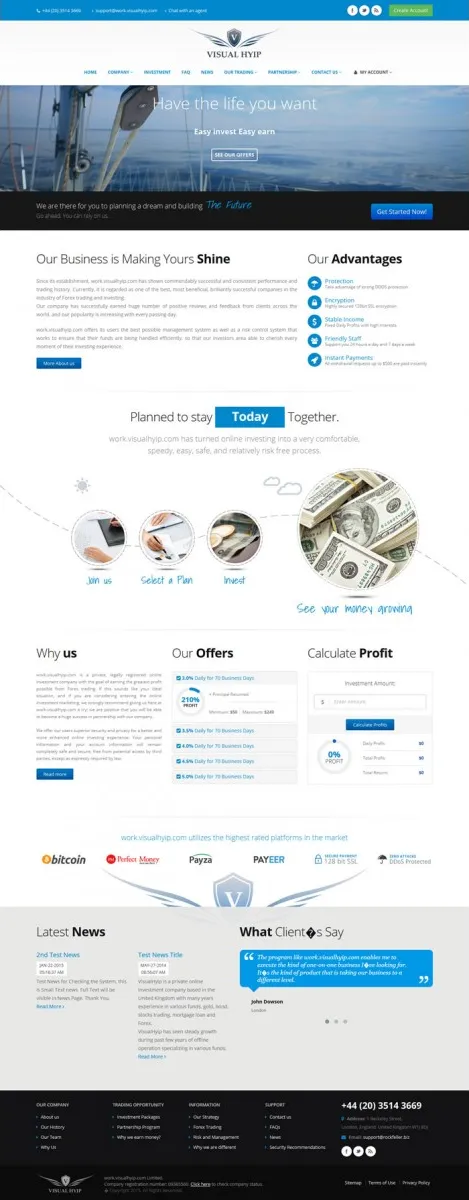 HYIP zvpt Investment Template 1129 Design