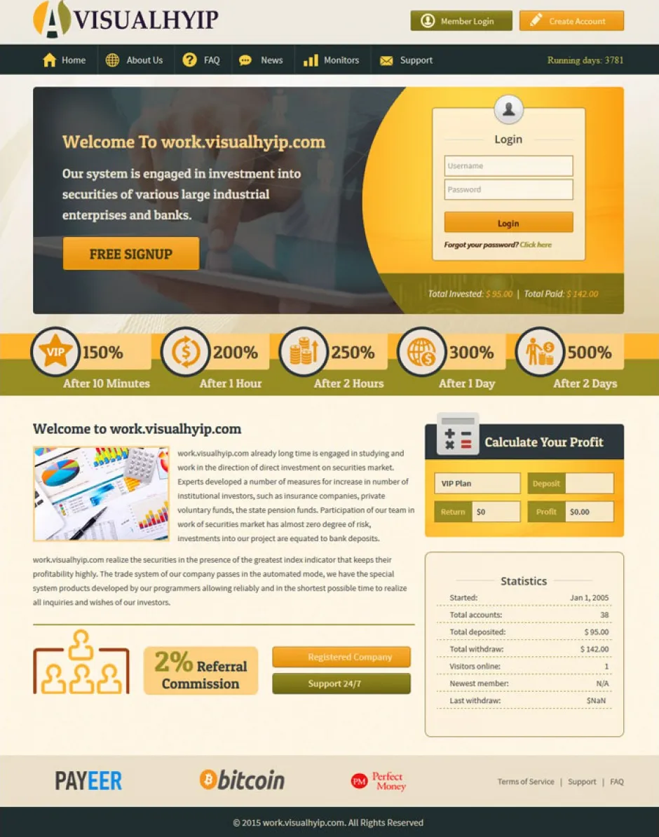 HYIP zvpt Investment Template 1130 Design