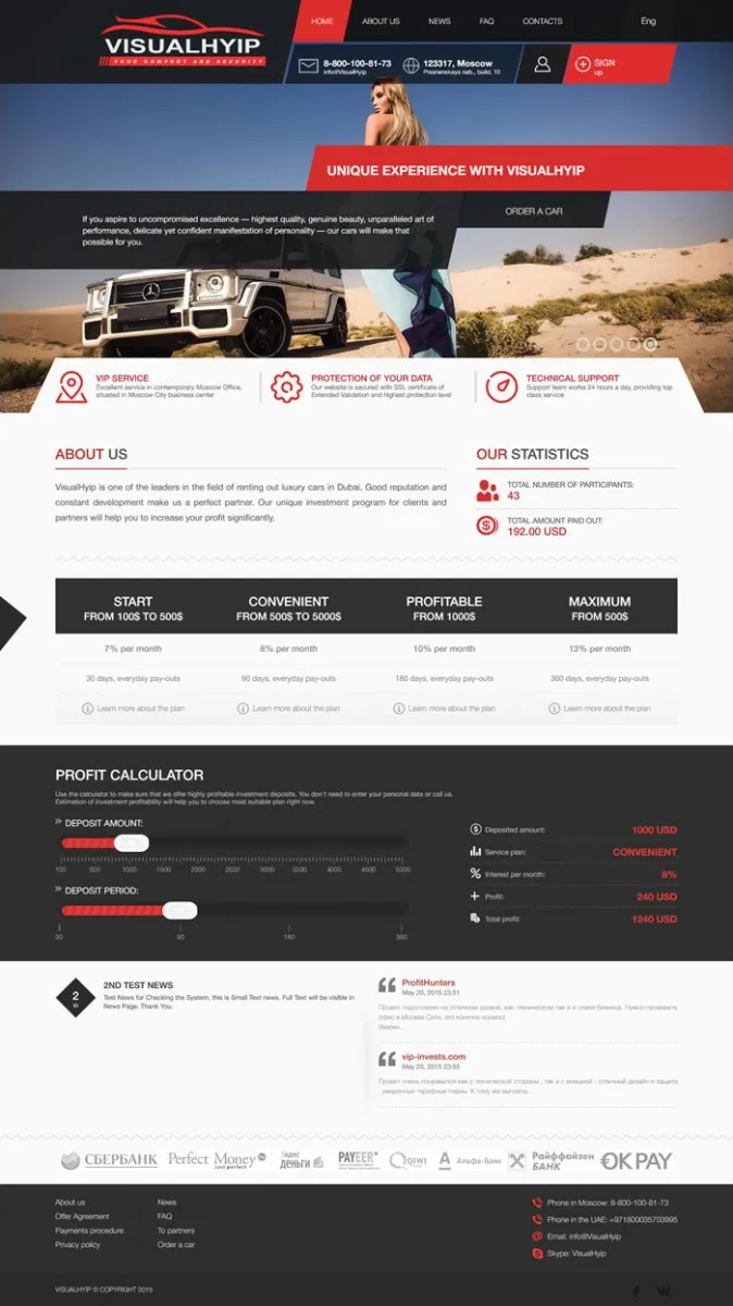 HYIP zvpt Investment Template 1148 Design