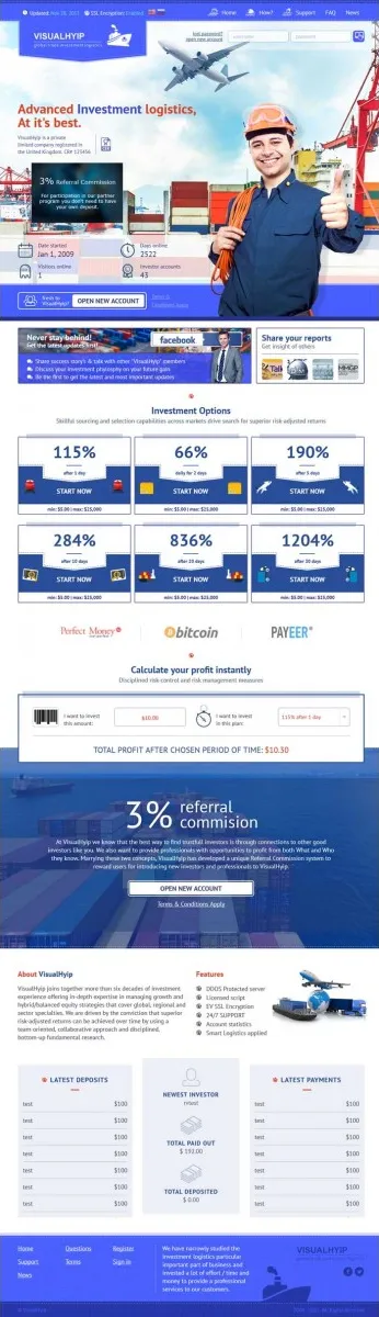 HYIP zvpt Investment Template 1149 Design