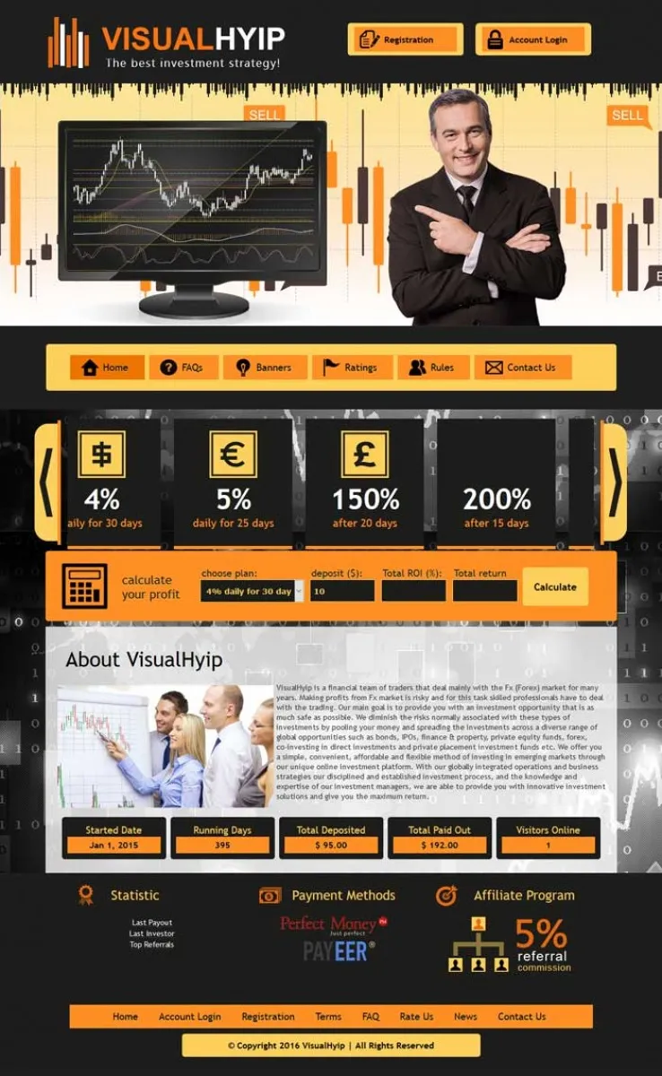 HYIP zvpt Investment Template 1153 Design