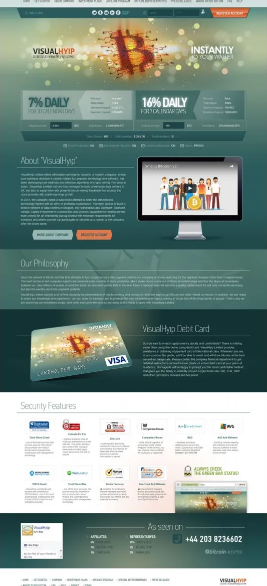 HYIP zvpt Investment Template 1161 Design