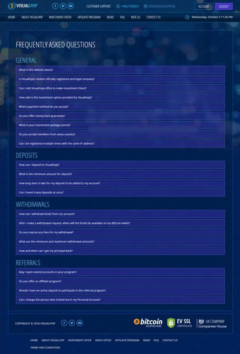Investment Template 3 Page