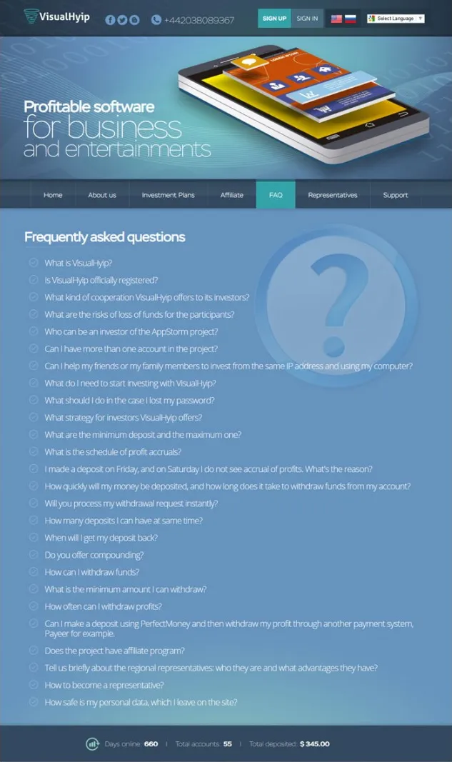 Investment Template 3 Page