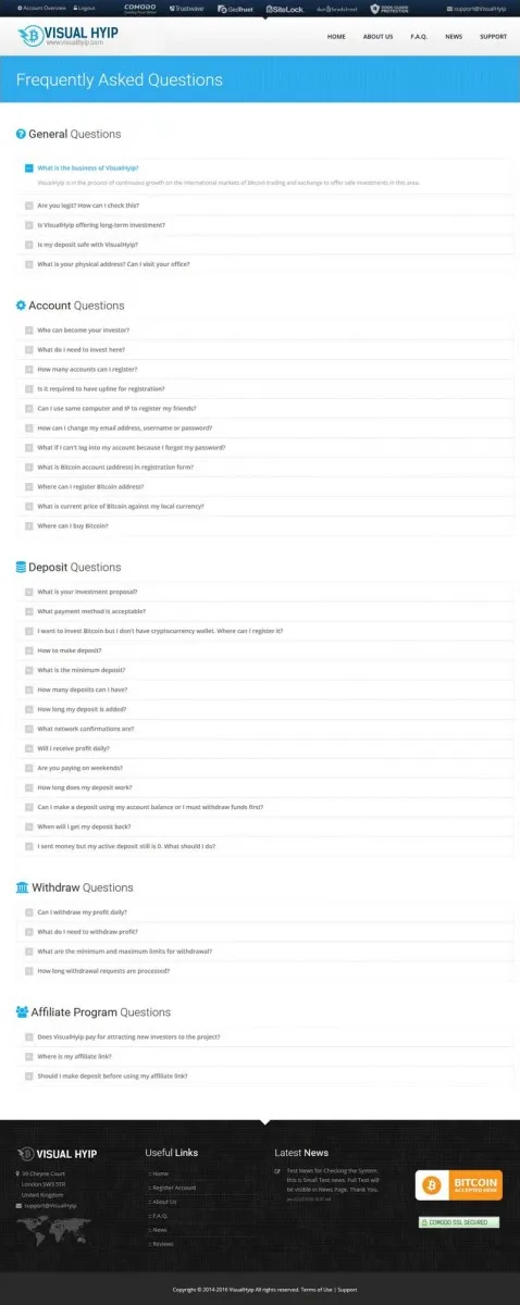 Investment Template 5 Page