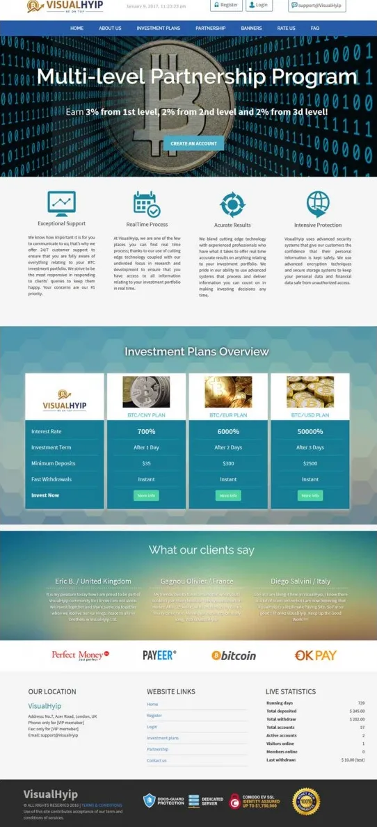HYIP zvpt Investment Template 1194 Design