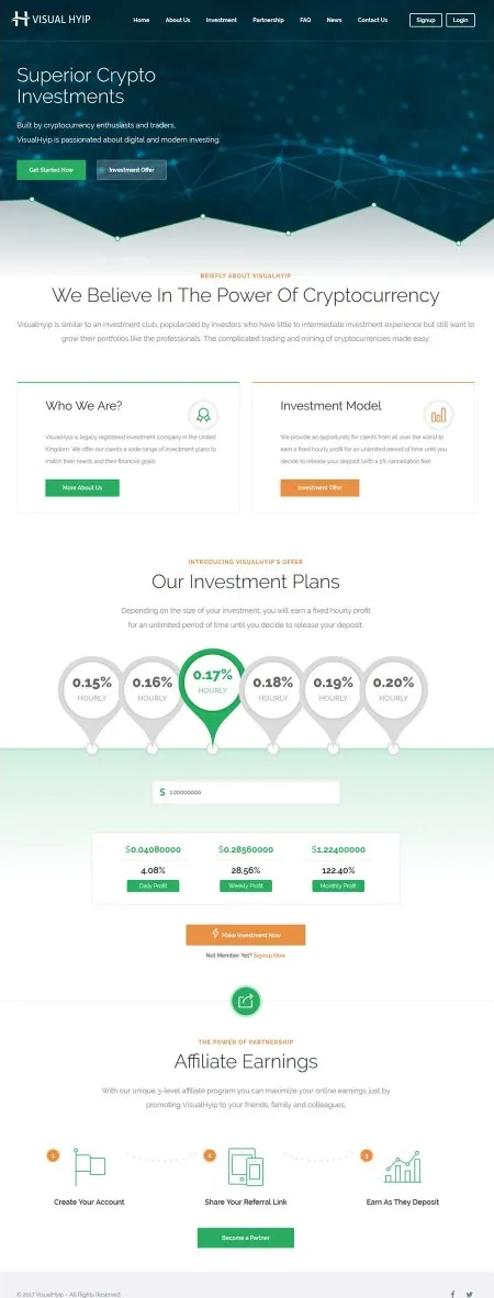 HYIP zvpt Investment Template 1198 Design