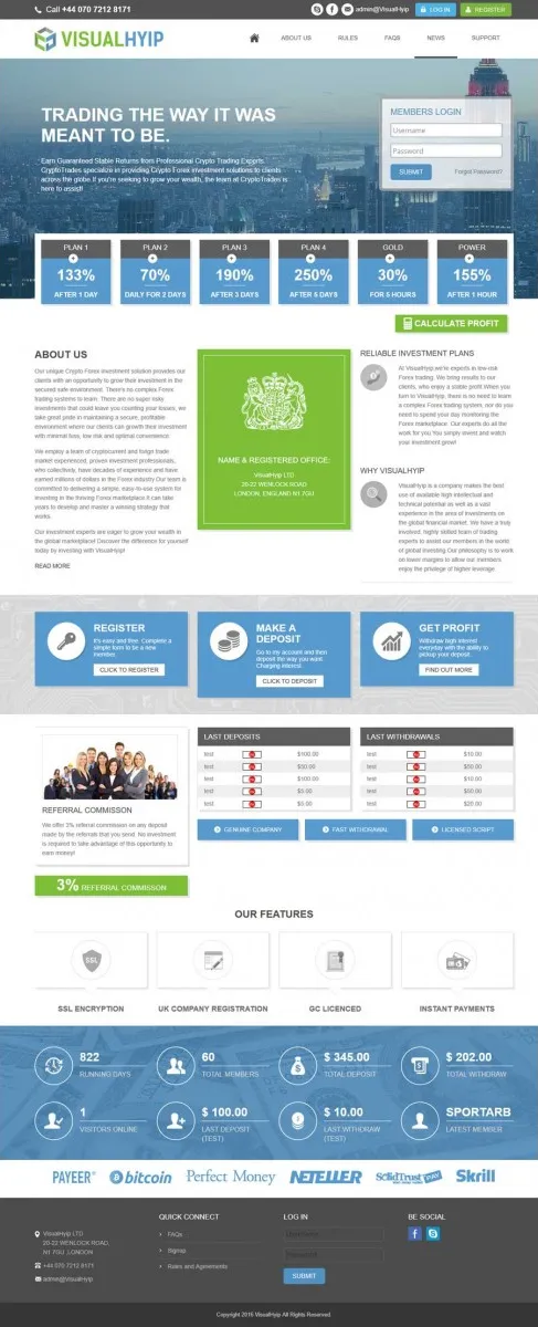 HYIP zvpt Investment Template 1202 Design