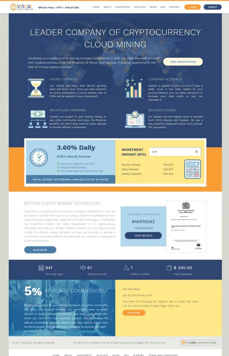 HYIP zvpt Investment Template 1207 Design
