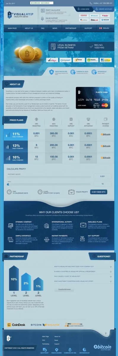 HYIP zvpt Investment Template 1216 Design