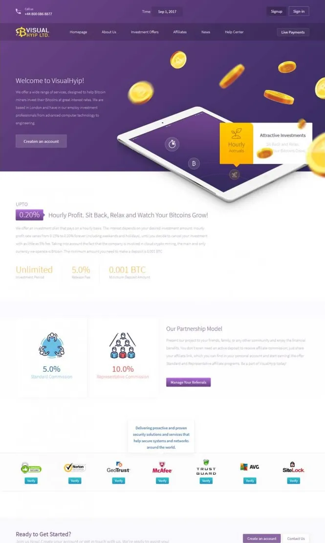 HYIP zvpt Investment Template 1225 Design