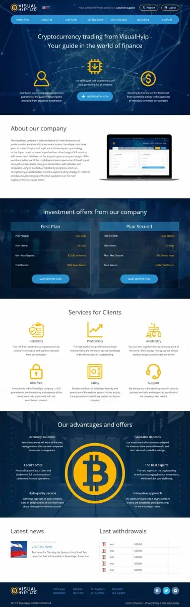 HYIP zvpt Investment Template 1228 Design