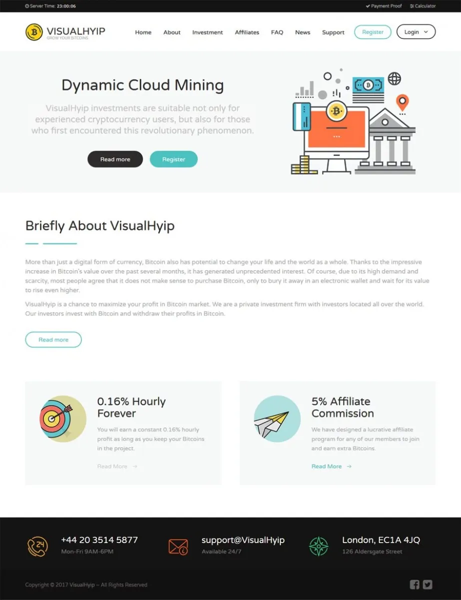 HYIP zvpt Investment Template 1233 Design