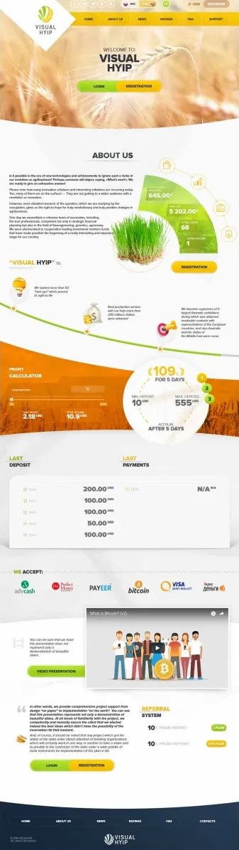 HYIP zvpt Investment Template 1239 Design