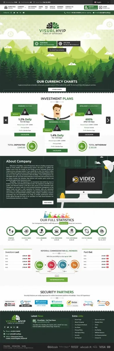 HYIP zvpt Investment Template 1251 Design